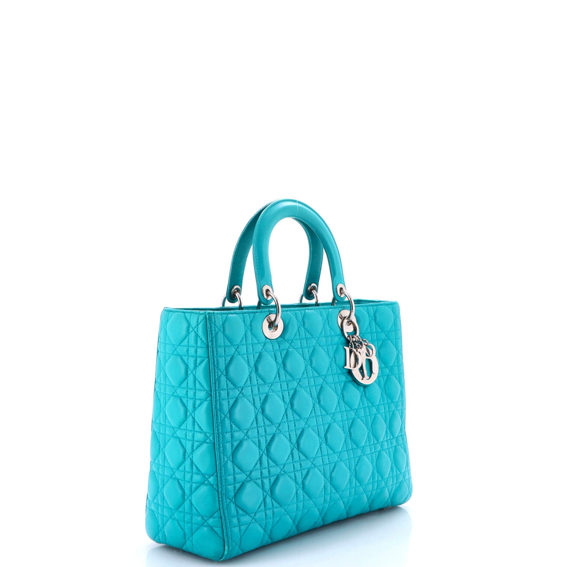 Lady Dior Bag Cannage Quilt Lambskin Large