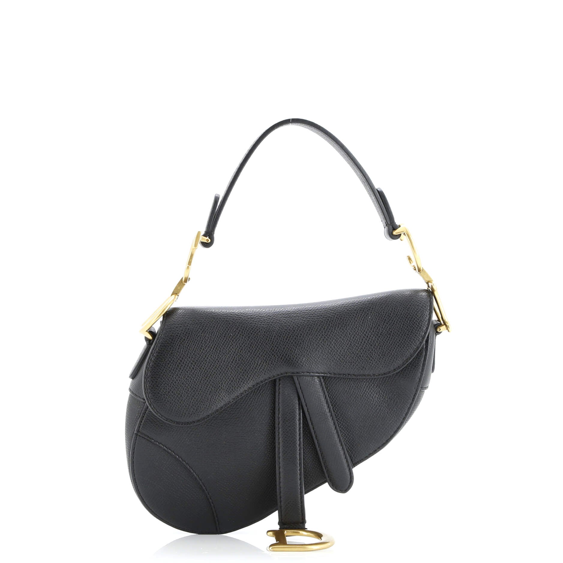 Saddle Handbag Leather Mini