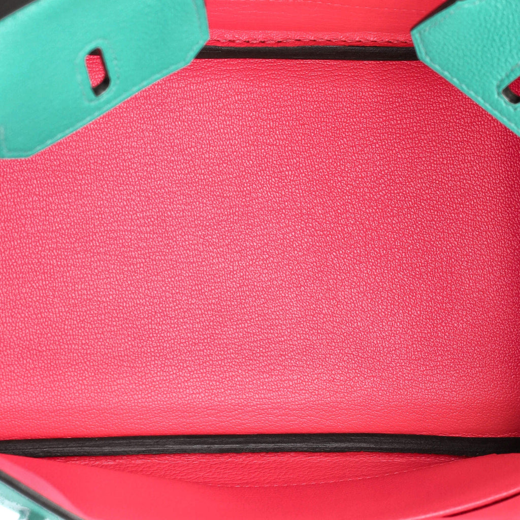 Birkin Handbag Verso Novillo with Palladium Hardware 25