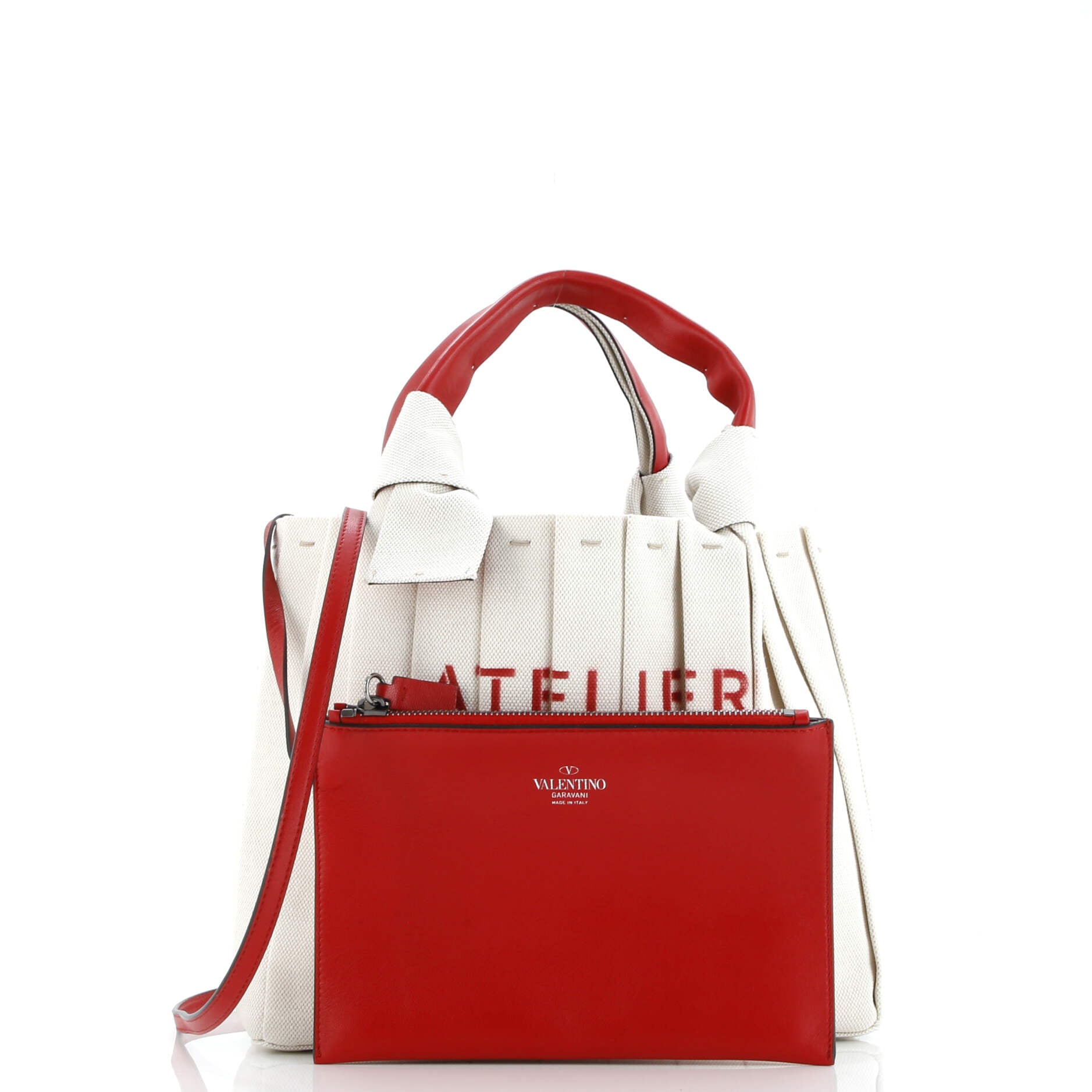 Atelier 05 Tote Pleated Canvas Medium
