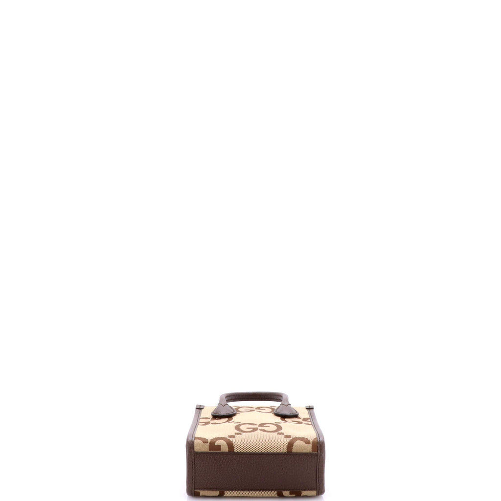 Vertical Tote Jumbo GG Canvas Mini