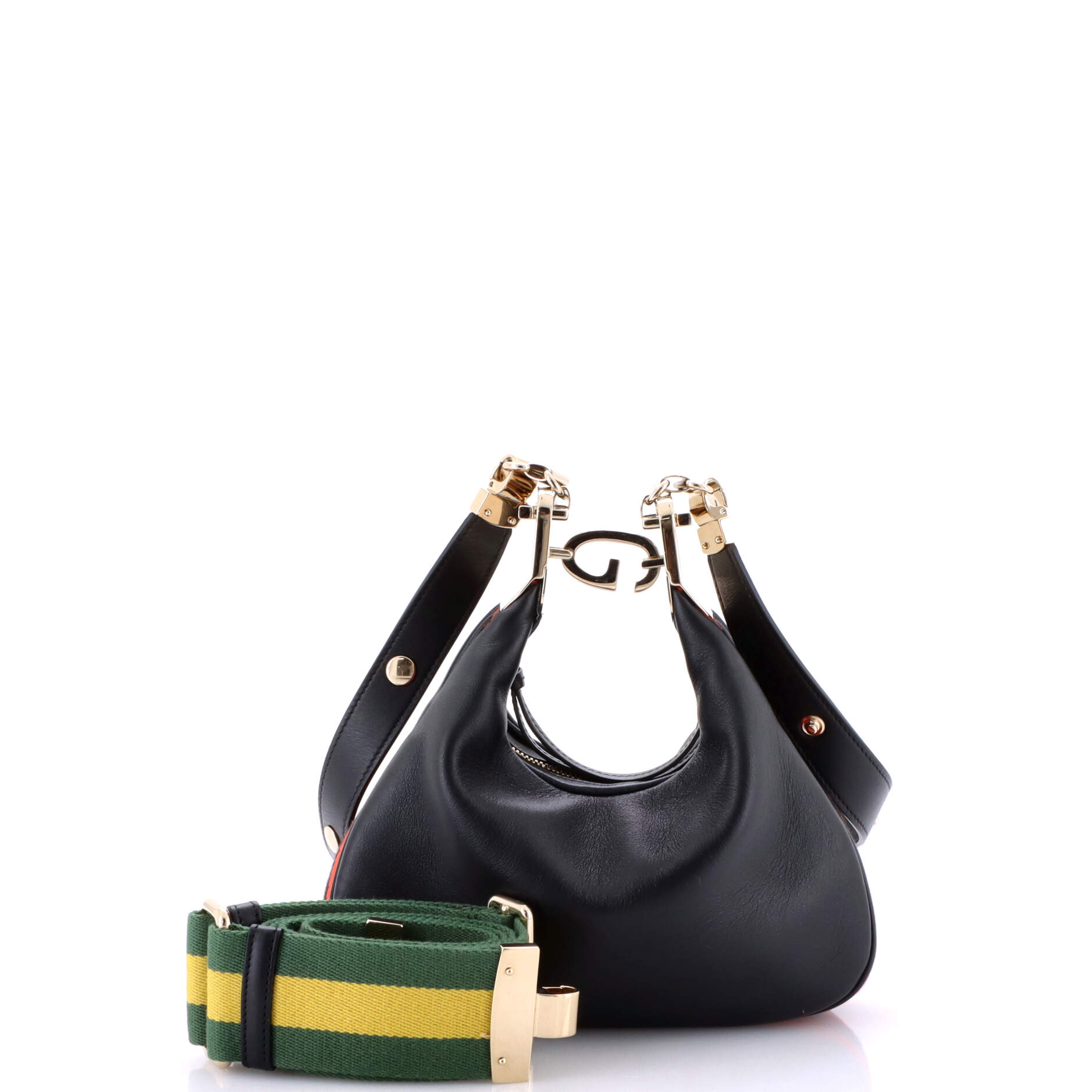 Attache Shoulder Bag Leather Small