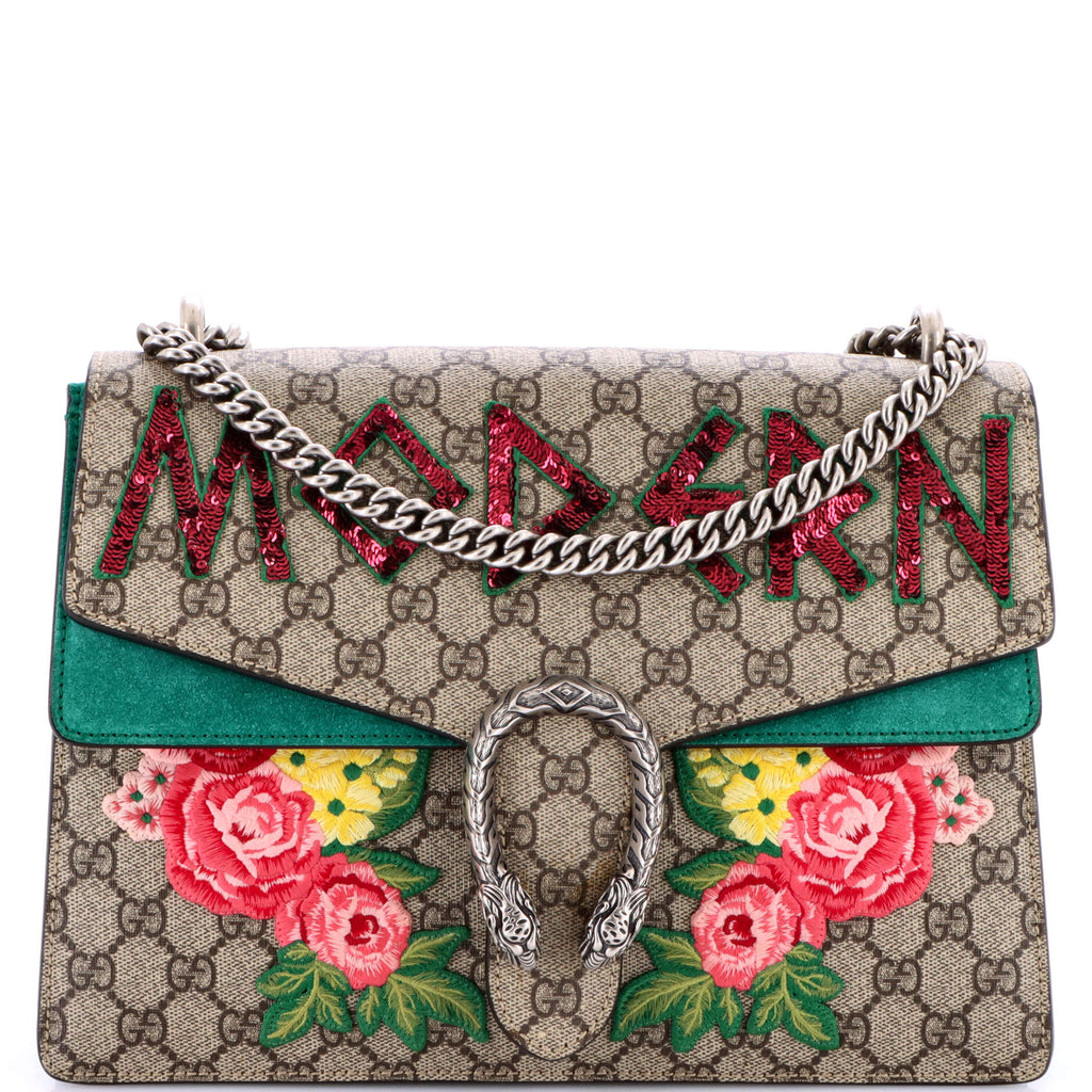 Dionysus Bag Embellished GG Coated Canvas Medium