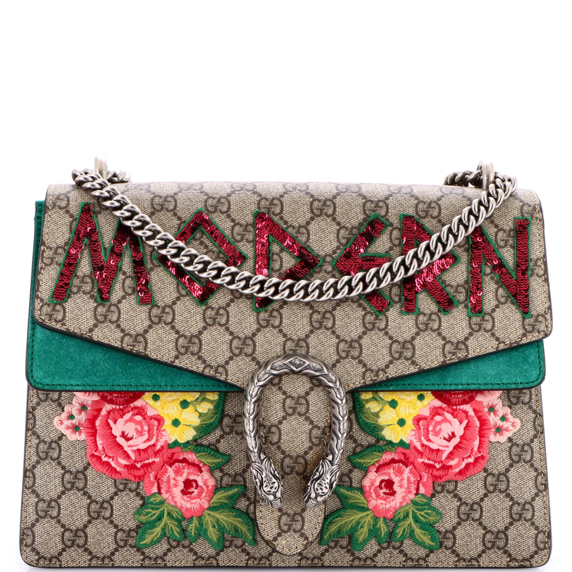 Dionysus Bag Embellished GG Coated Canvas Medium