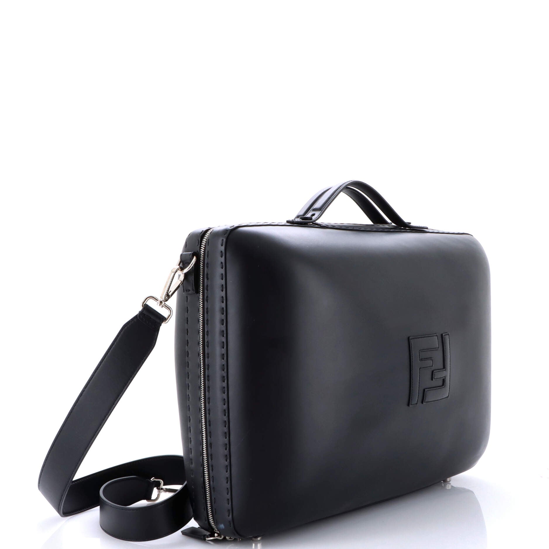 FF Zip Around Travel Bag Leather Large