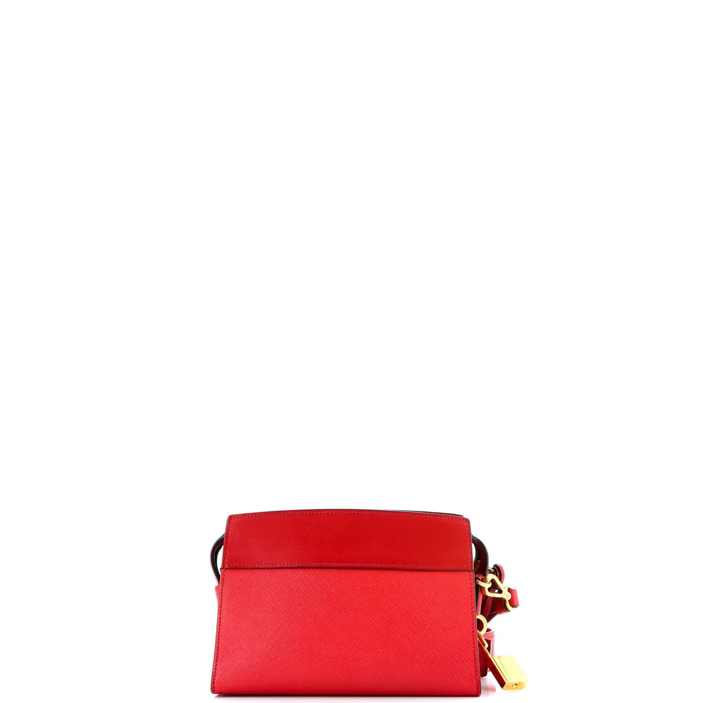 Esplanade Crossbody Bag Saffiano with City Calf Small
