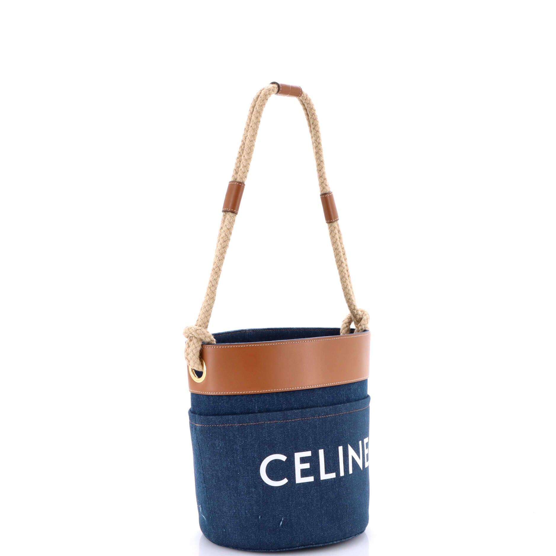Rope Bucket Bag Denim Small