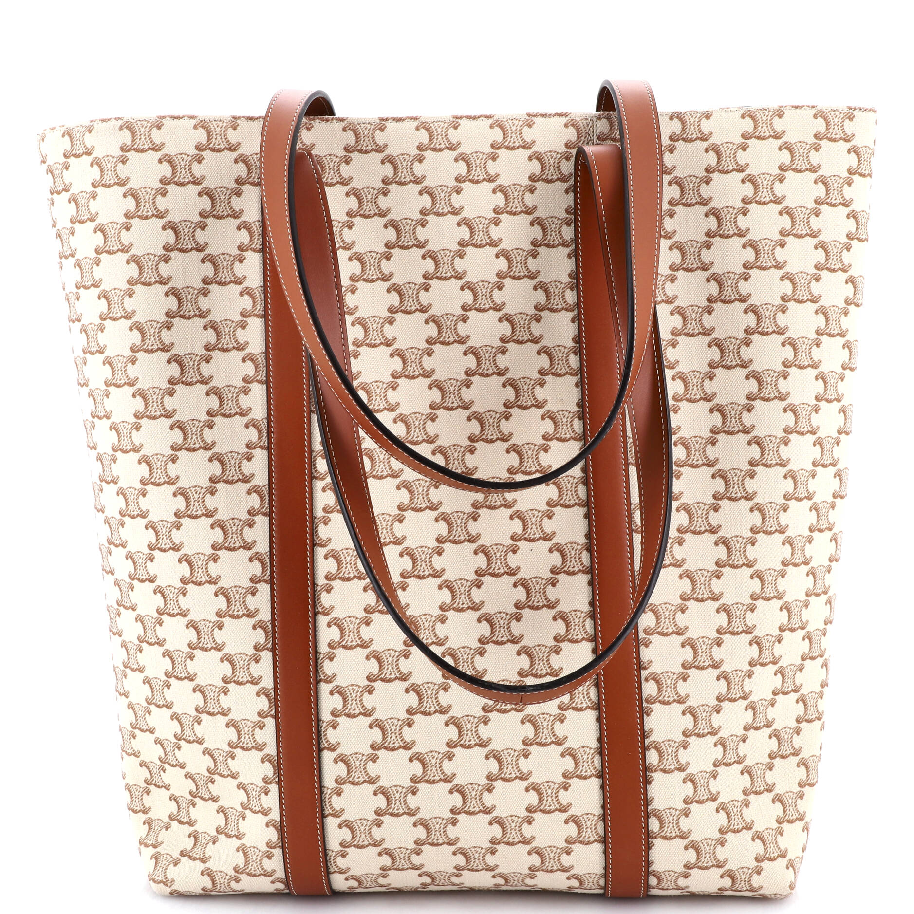 Museum Shopper Tote Triomphe Canvas Tall
