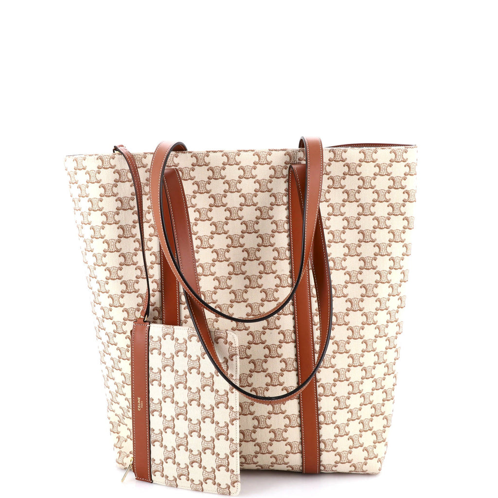 Museum Shopper Tote Triomphe Canvas Tall