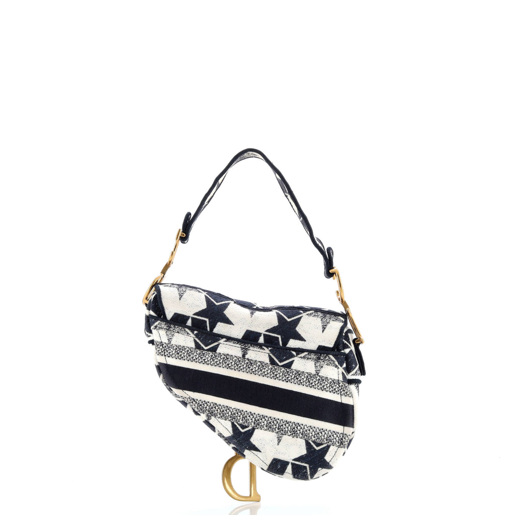 Saddle Bag Logo Embroidered Canvas Medium
