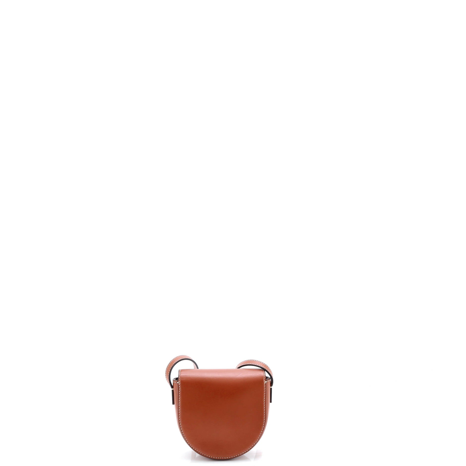 Cuir Triomphe Besace Flap Bag Leather Mini