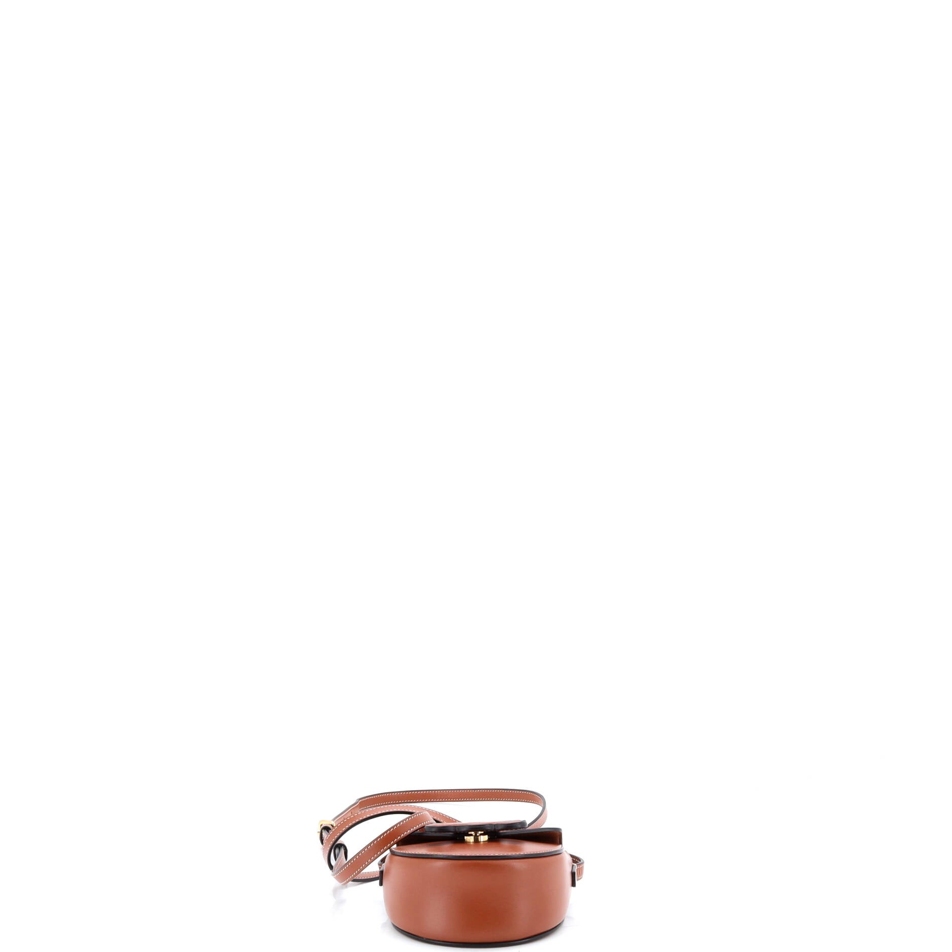 Cuir Triomphe Besace Flap Bag Leather Mini