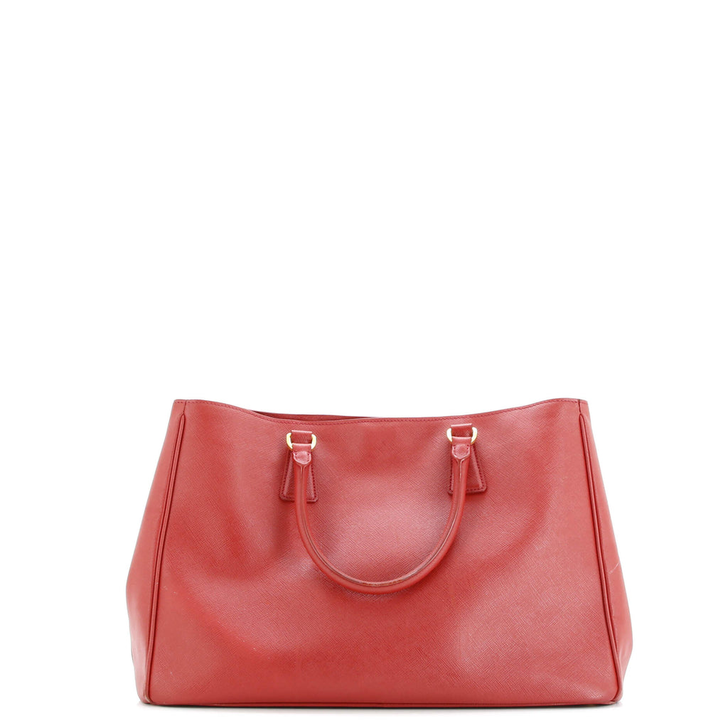 Lux Open Tote Saffiano Leather Large