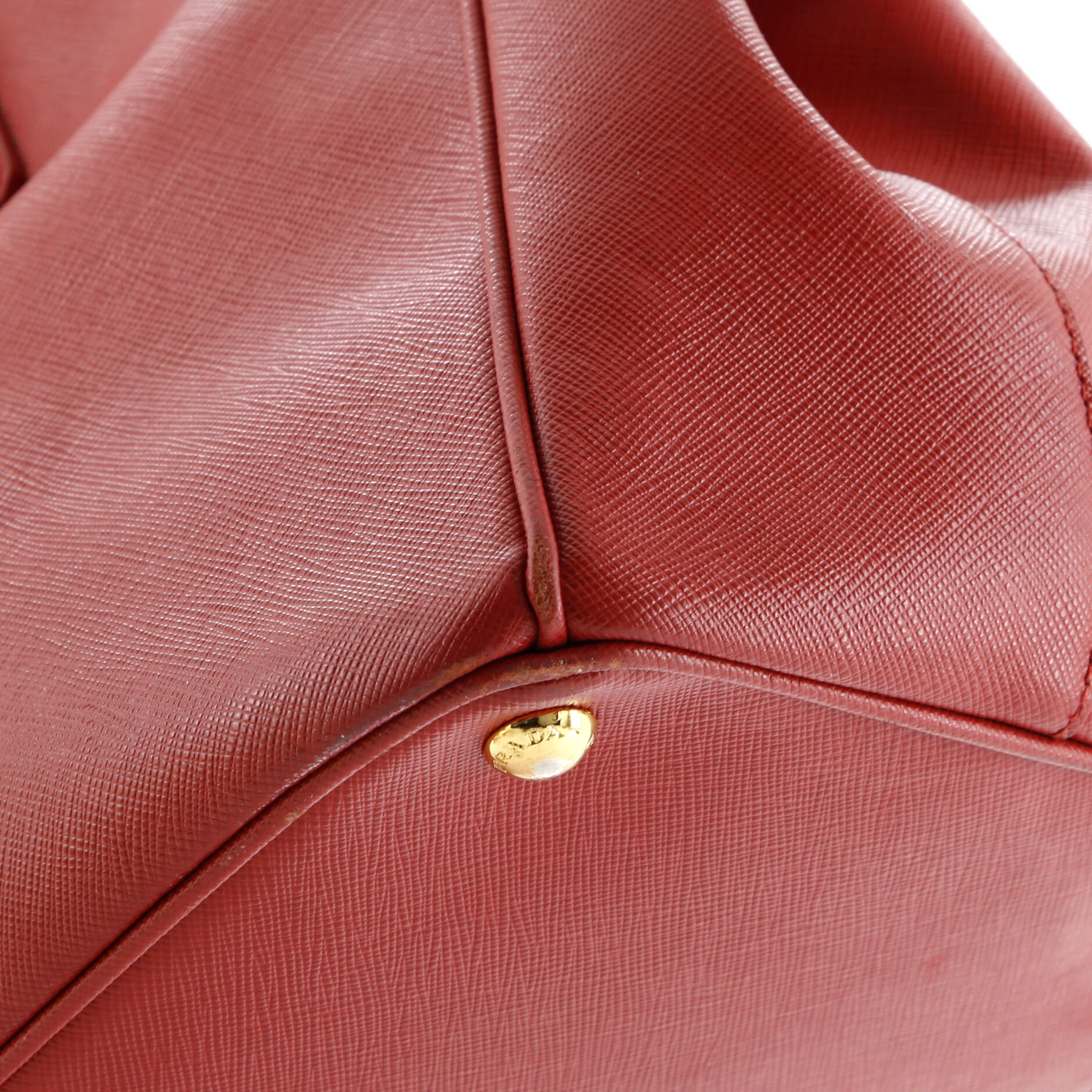 Lux Open Tote Saffiano Leather Large