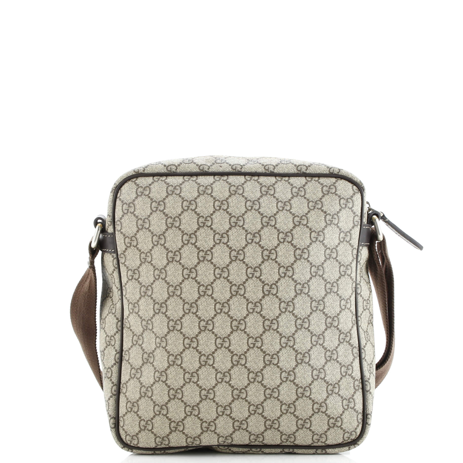 Front Zip Messenger GG Coated Canvas Medium