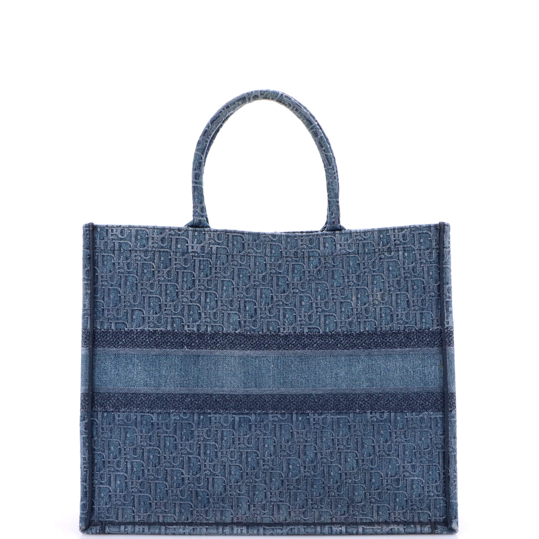 Book Tote Oblique Denim Large