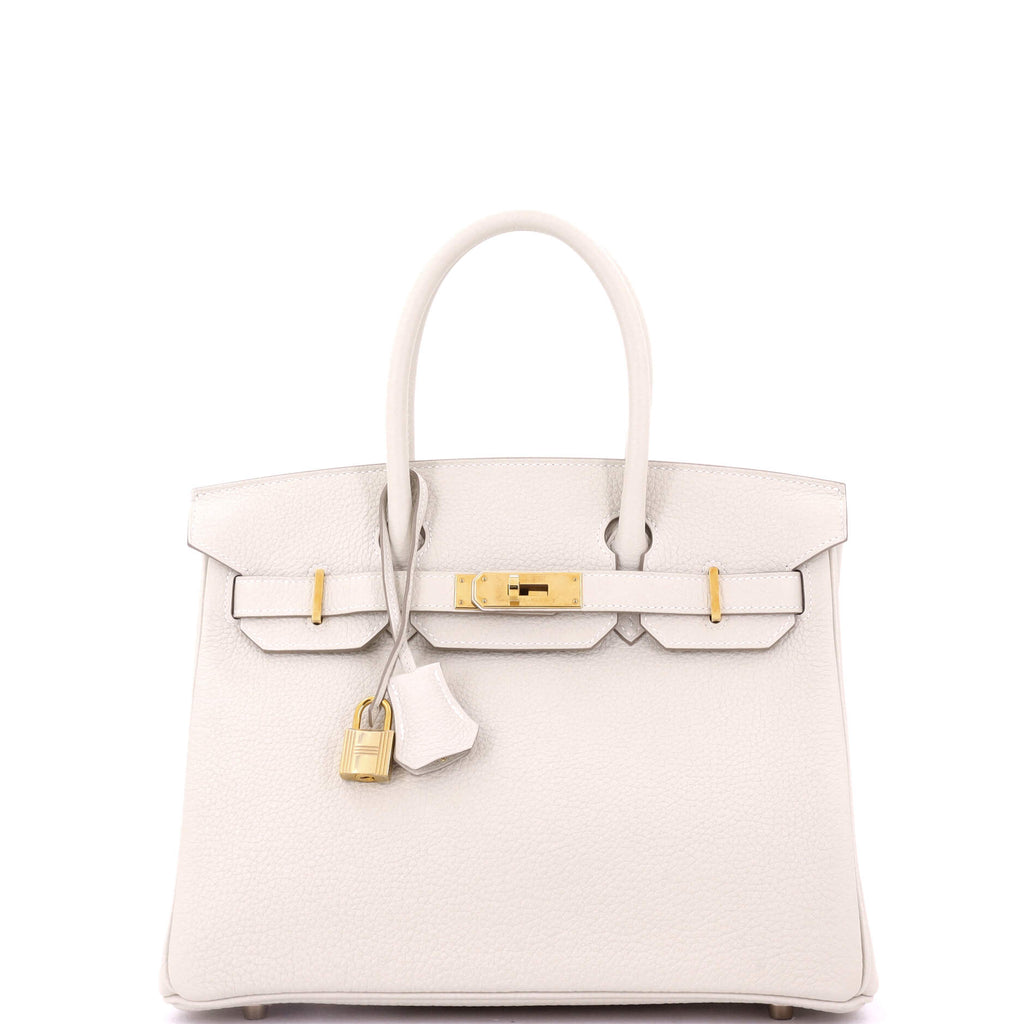 Birkin Handbag Light Togo with Rose Gold Hardware 30