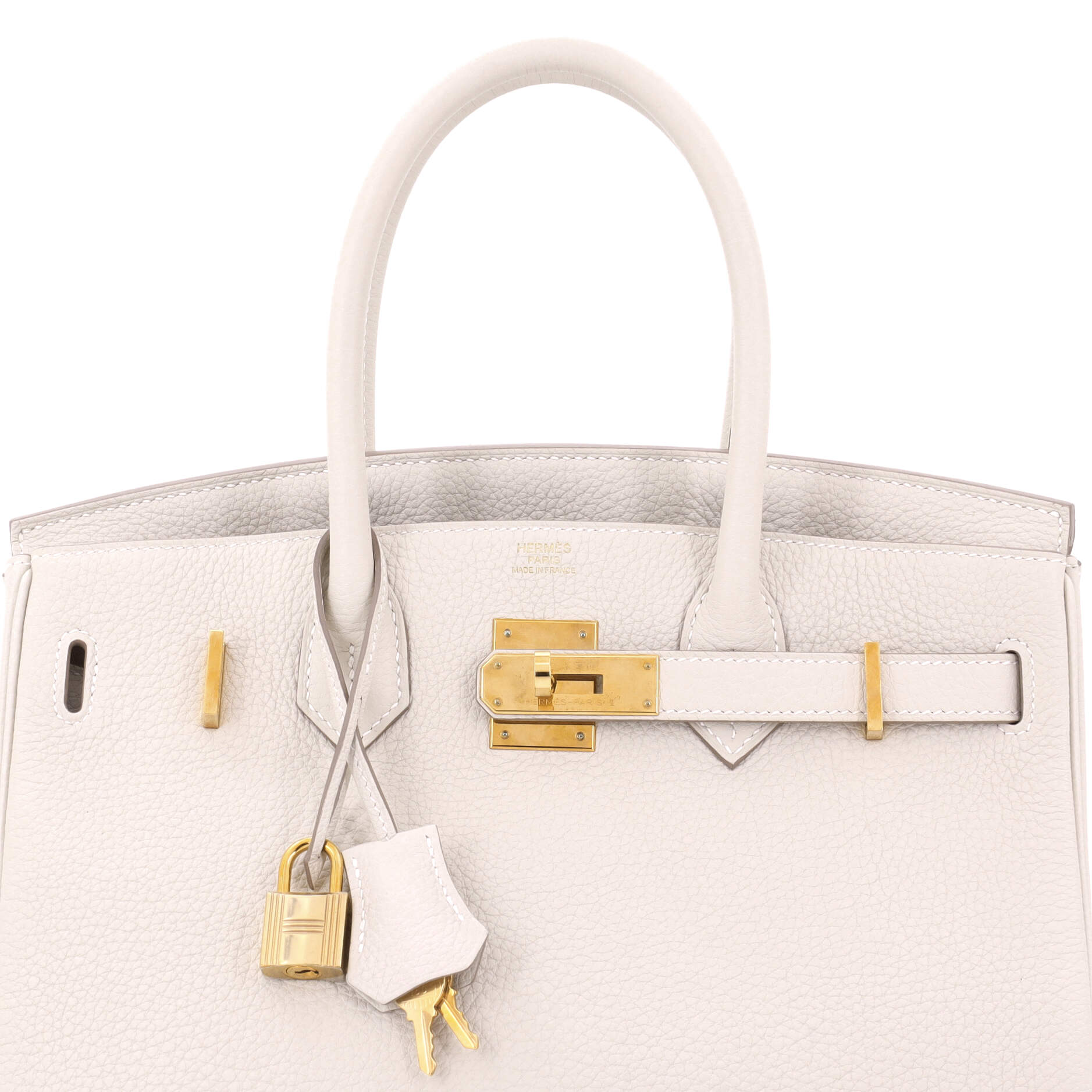 Birkin Handbag Light Togo with Rose Gold Hardware 30