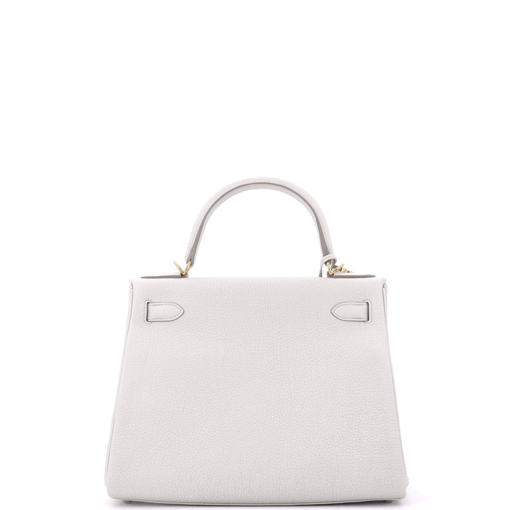 Kelly Handbag Light Togo with Gold Hardware 28