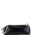 Rockstud Zip Crossbody Bag Leather East West