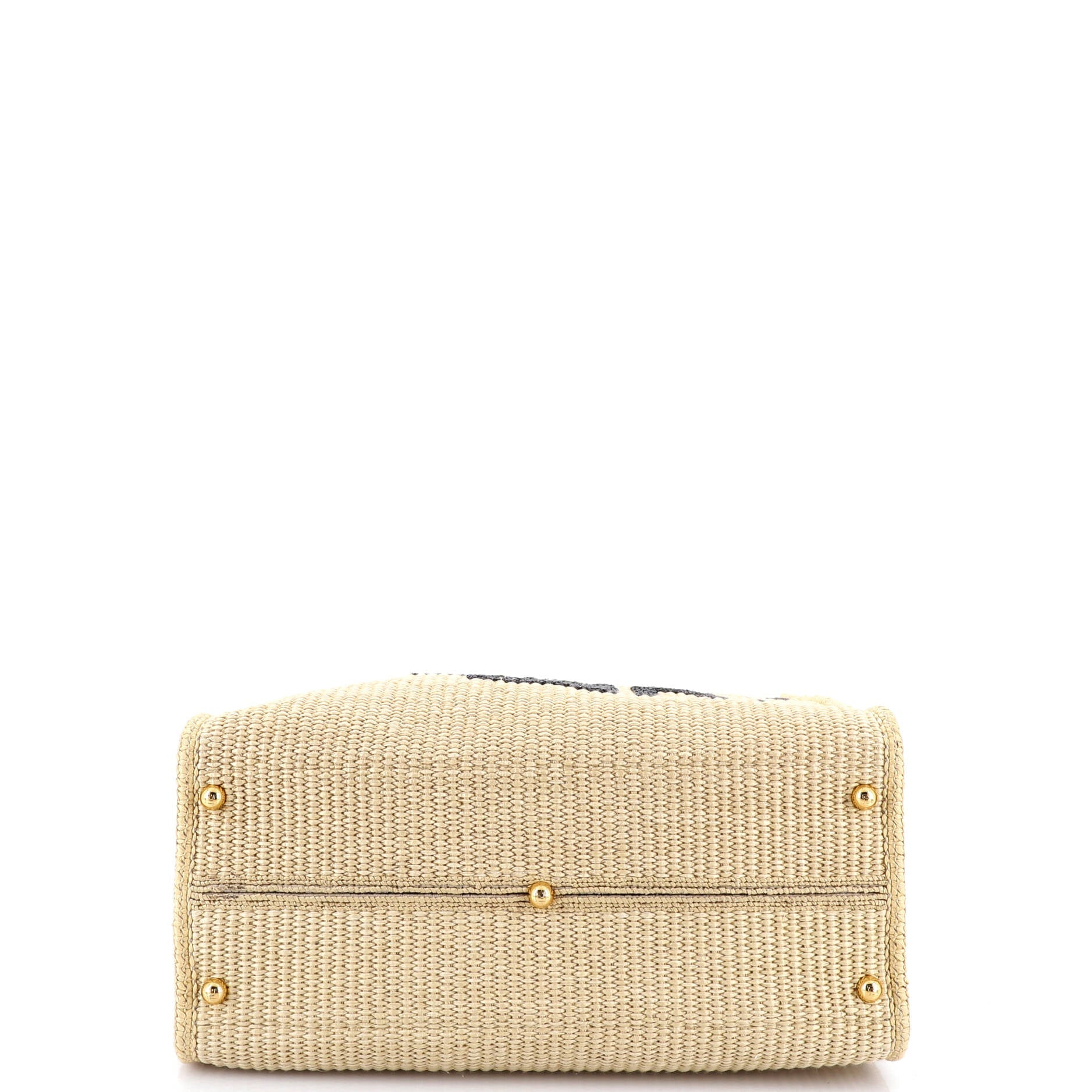 Sunshine Shopper Tote Woven Raffia Medium