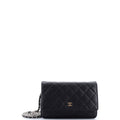 Wallet on Chain Quilted Caviar Mini