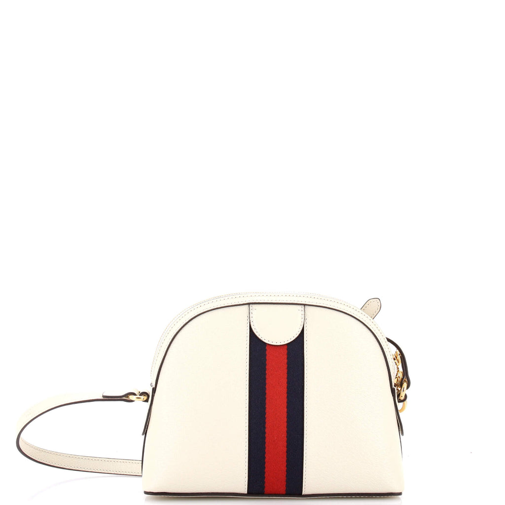 Ophidia Dome Shoulder Bag Leather Small