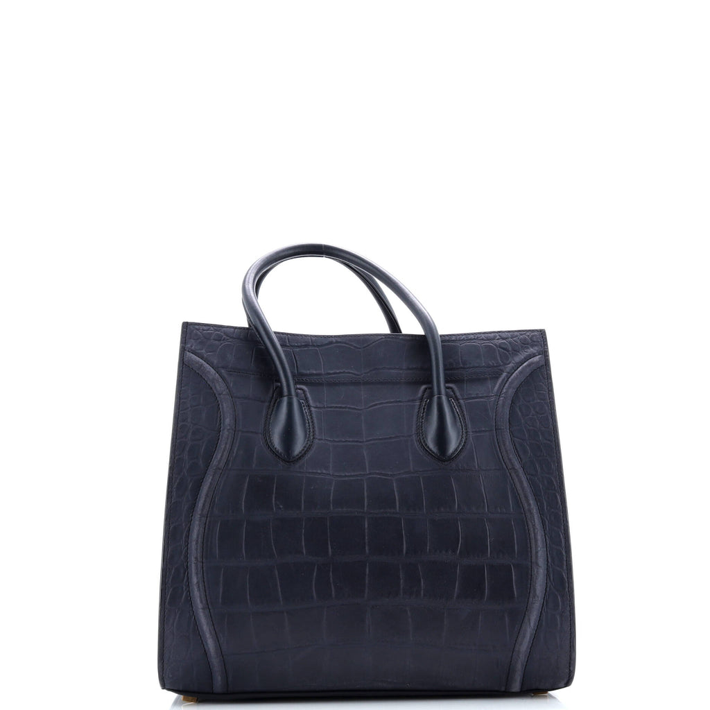 Phantom Bag Crocodile Embossed Leather Medium