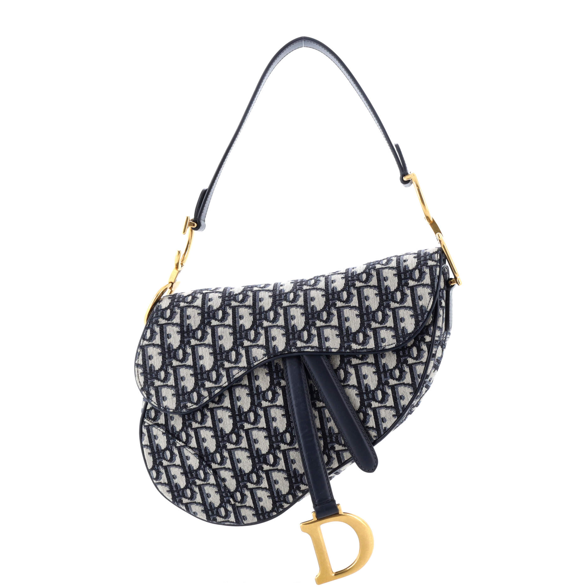 Saddle Handbag Oblique Canvas Medium