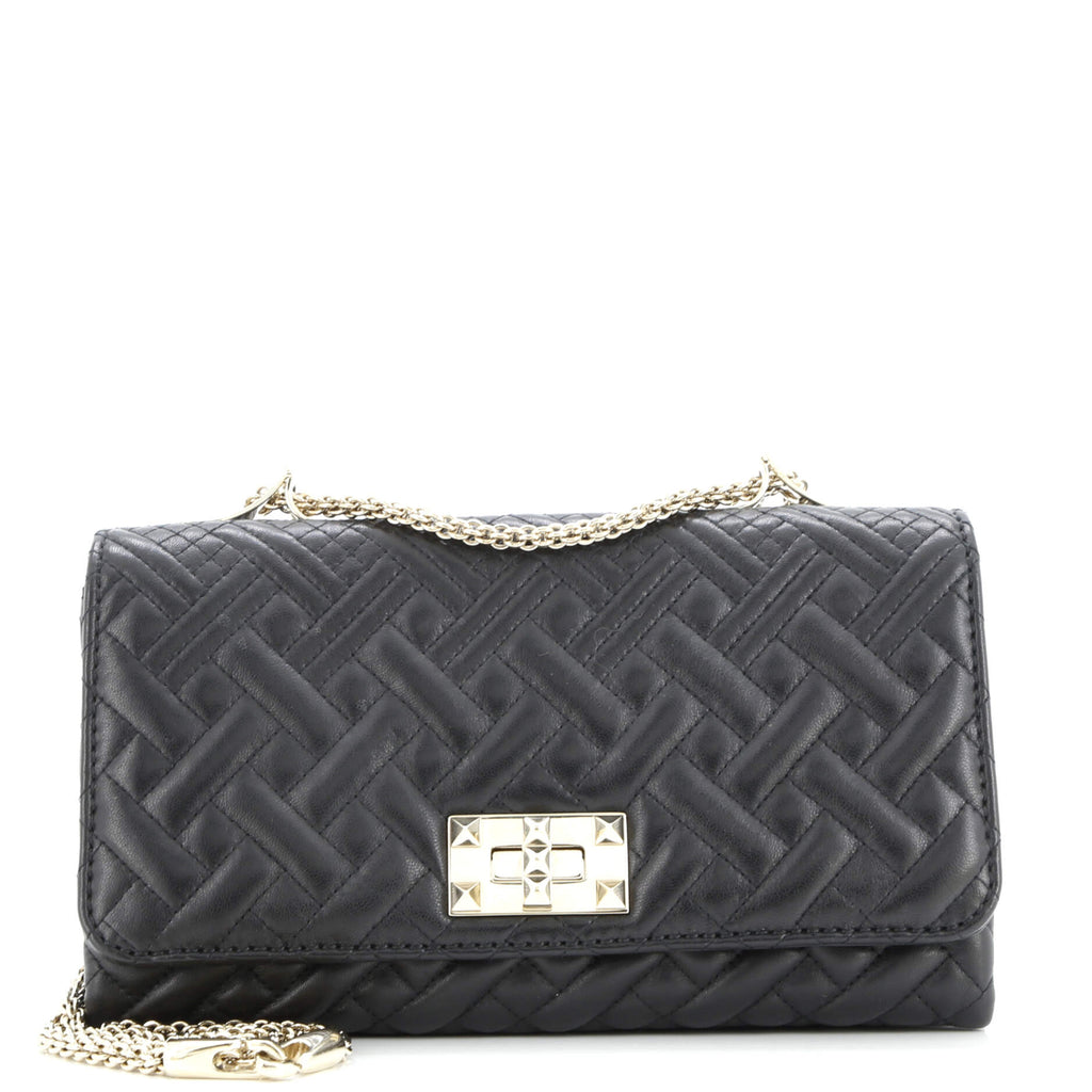 Girello Shoulder Bag Quilted Leather Medium