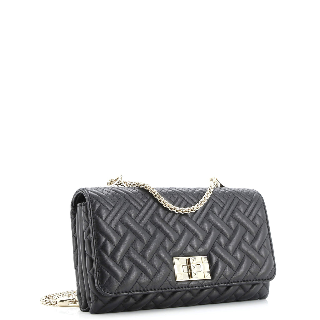 Girello Shoulder Bag Quilted Leather Medium
