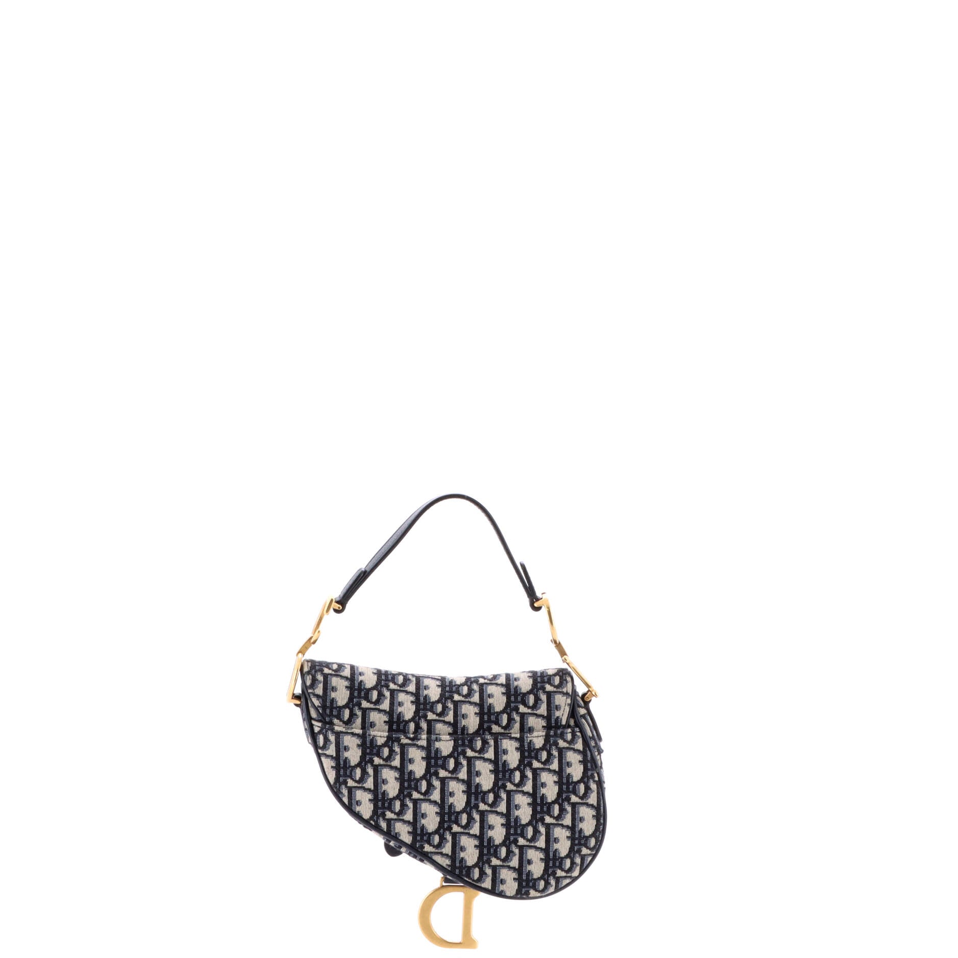 Saddle Handbag Oblique Canvas Mini