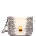 Classic Box Bag Lizard Medium