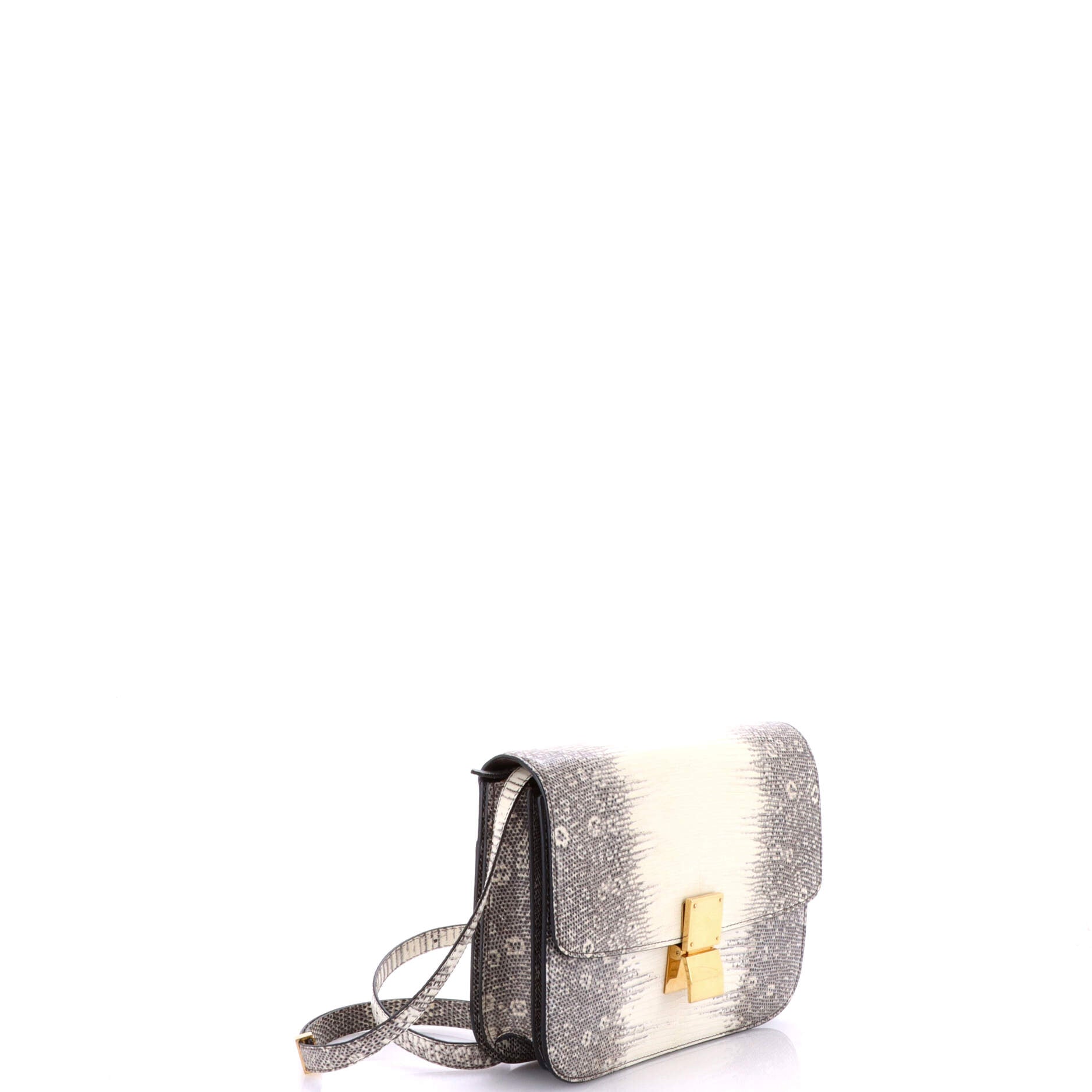 Classic Box Bag Lizard Medium