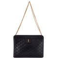 Victoire Chain Clutch Quilted Leather