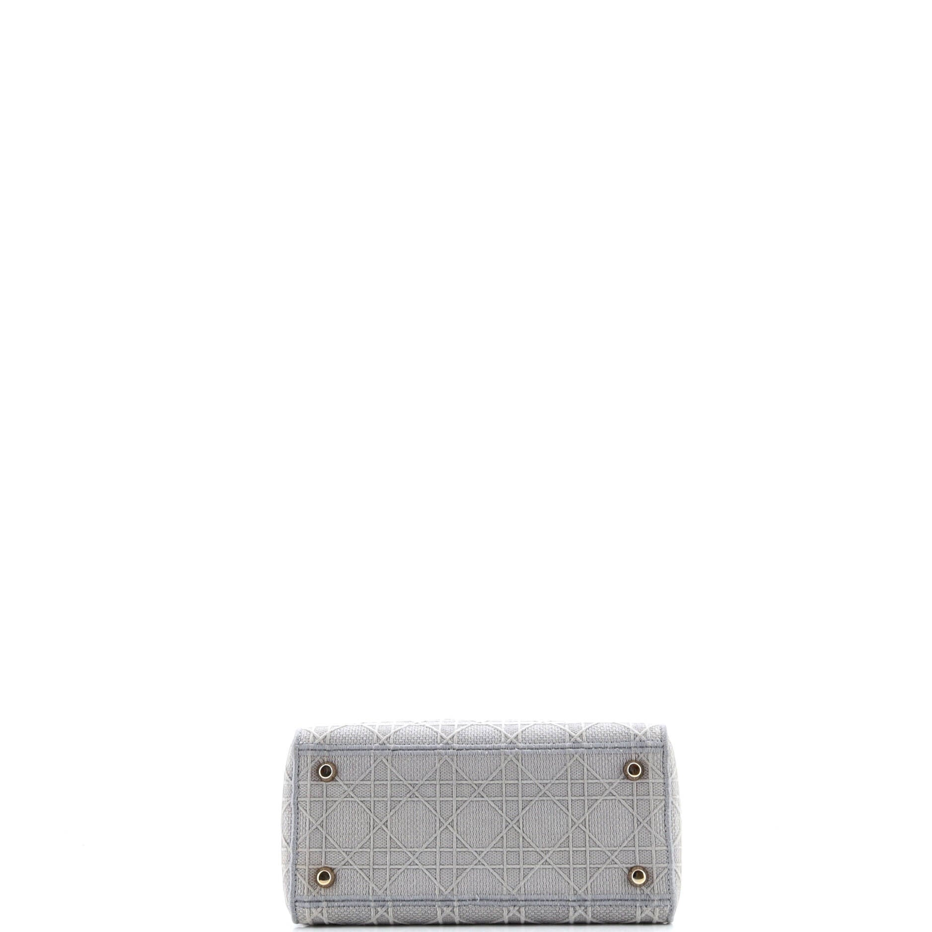 Lady D-Lite Bag Cannage Embroidered Canvas Medium