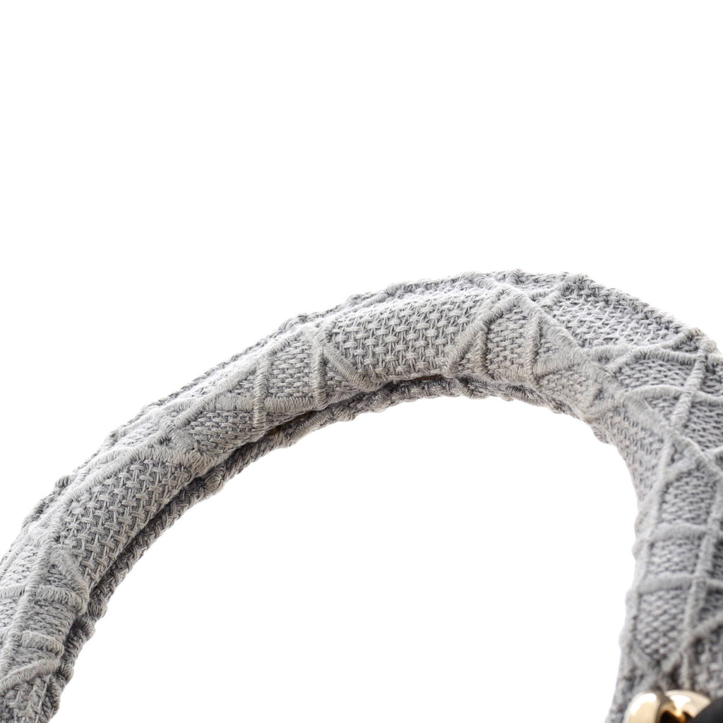 Lady D-Lite Bag Cannage Embroidered Canvas Medium