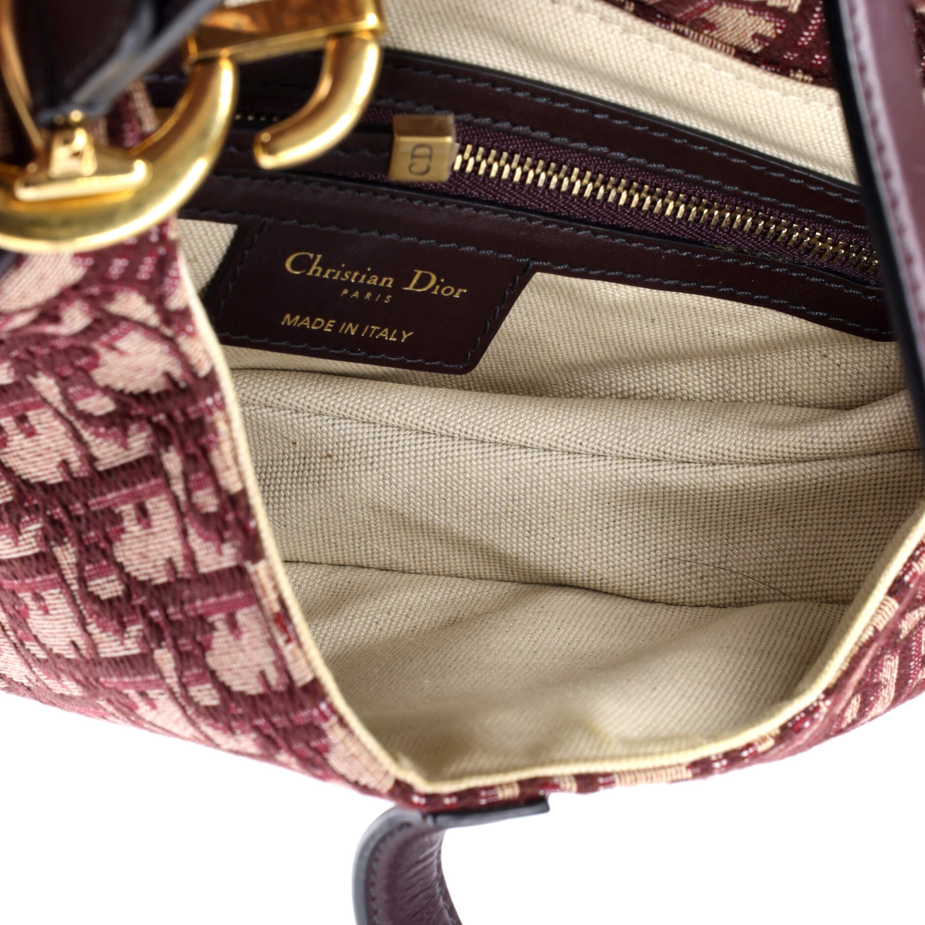 Saddle Handbag Oblique Canvas Medium
