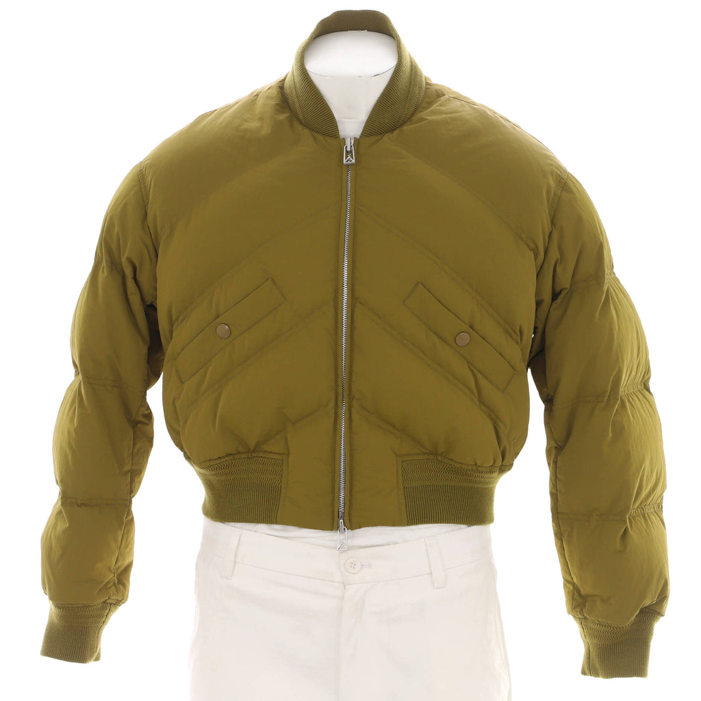Men's Padded Short Bomber Jacket Nylon