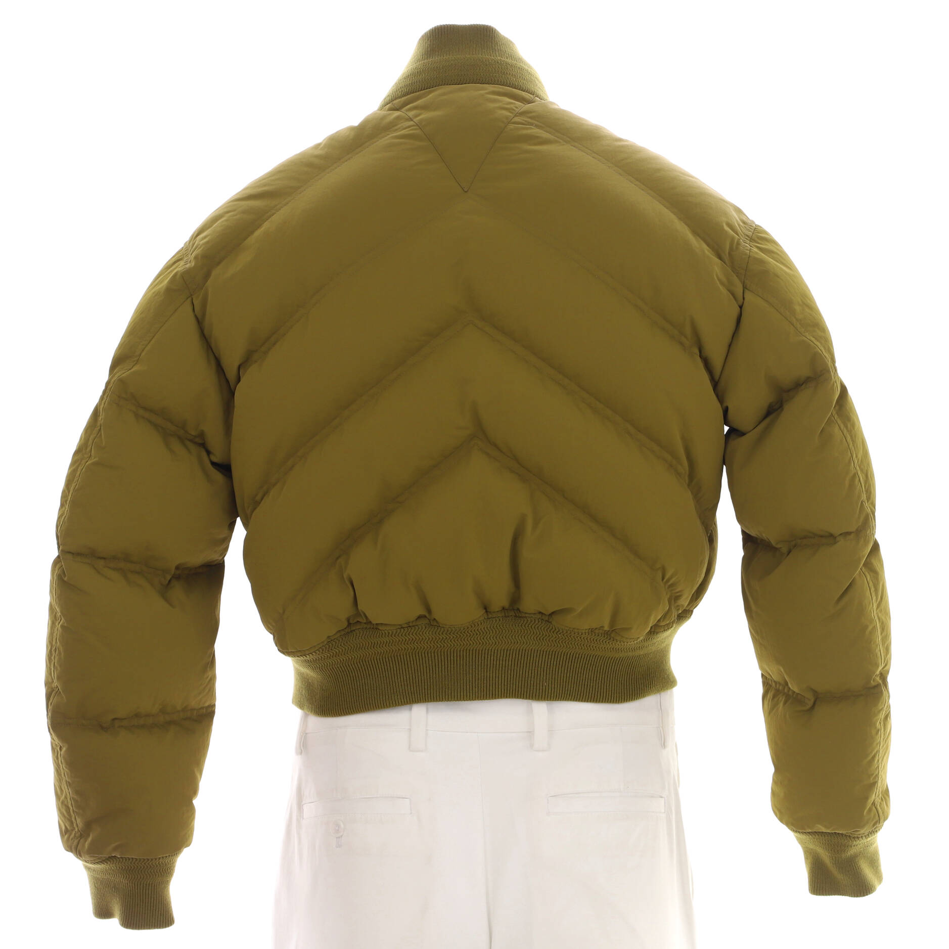 Men's Padded Short Bomber Jacket Nylon