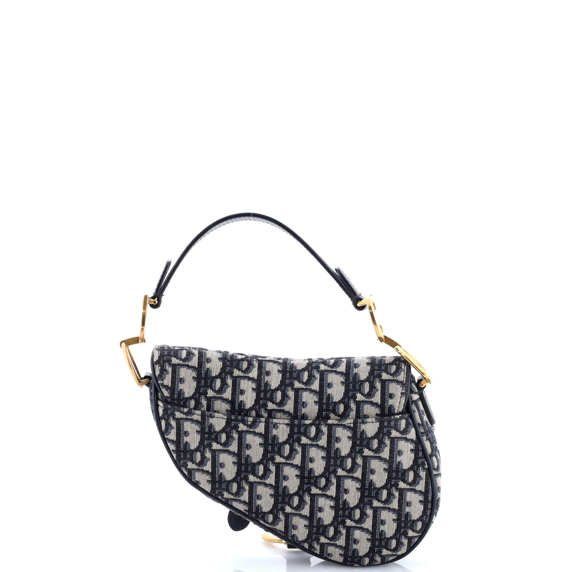 Saddle Handbag Oblique Canvas Mini