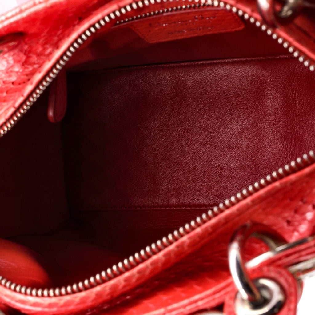 Lady Dior Bag Python Medium