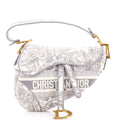 Saddle Bag Logo Embroidered Canvas Medium