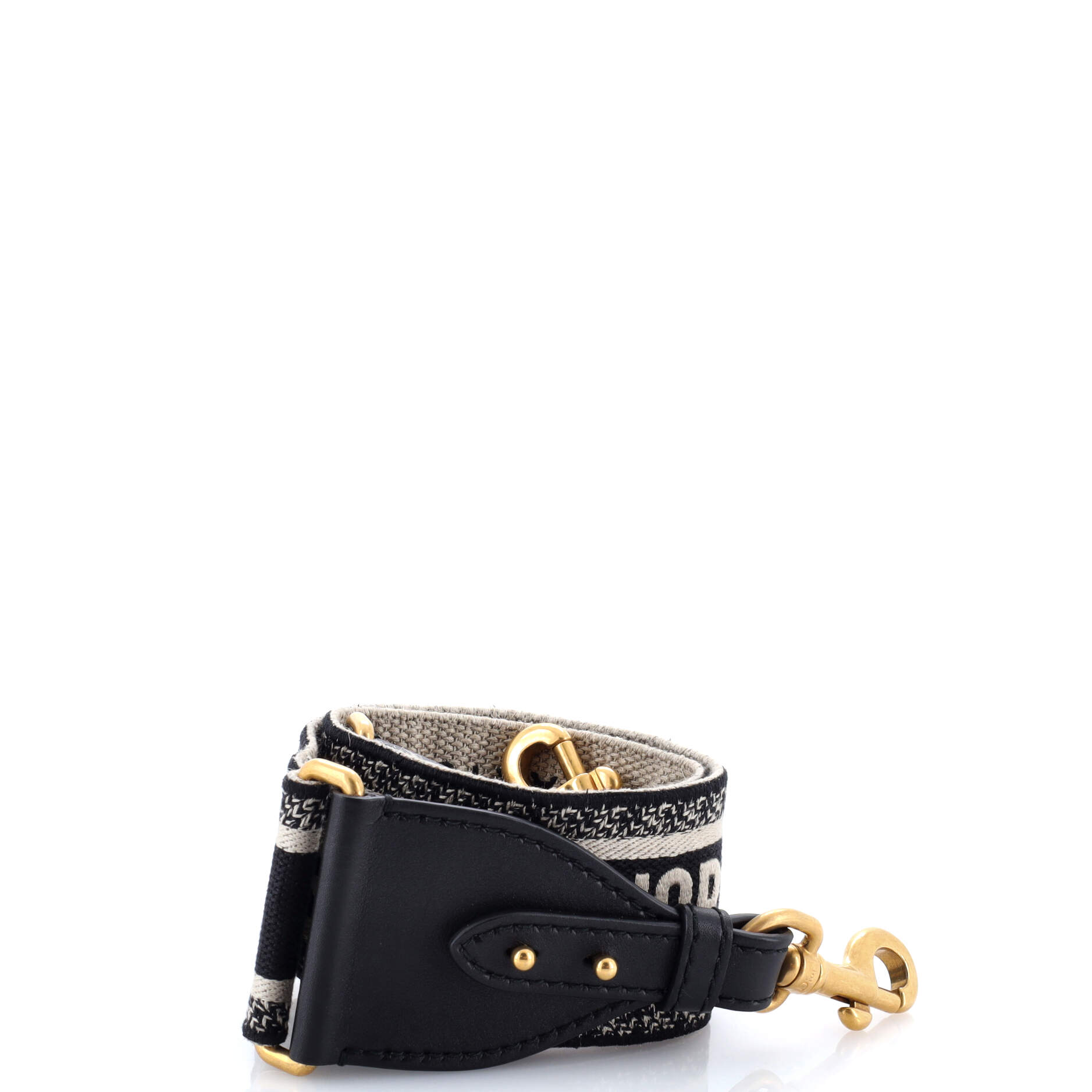 Logo Shoulder Strap Embroidered Canvas