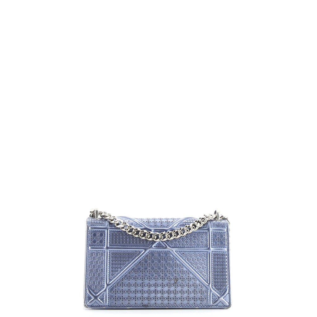 Diorama Flap Bag Cannage Embossed Calfskin Mini