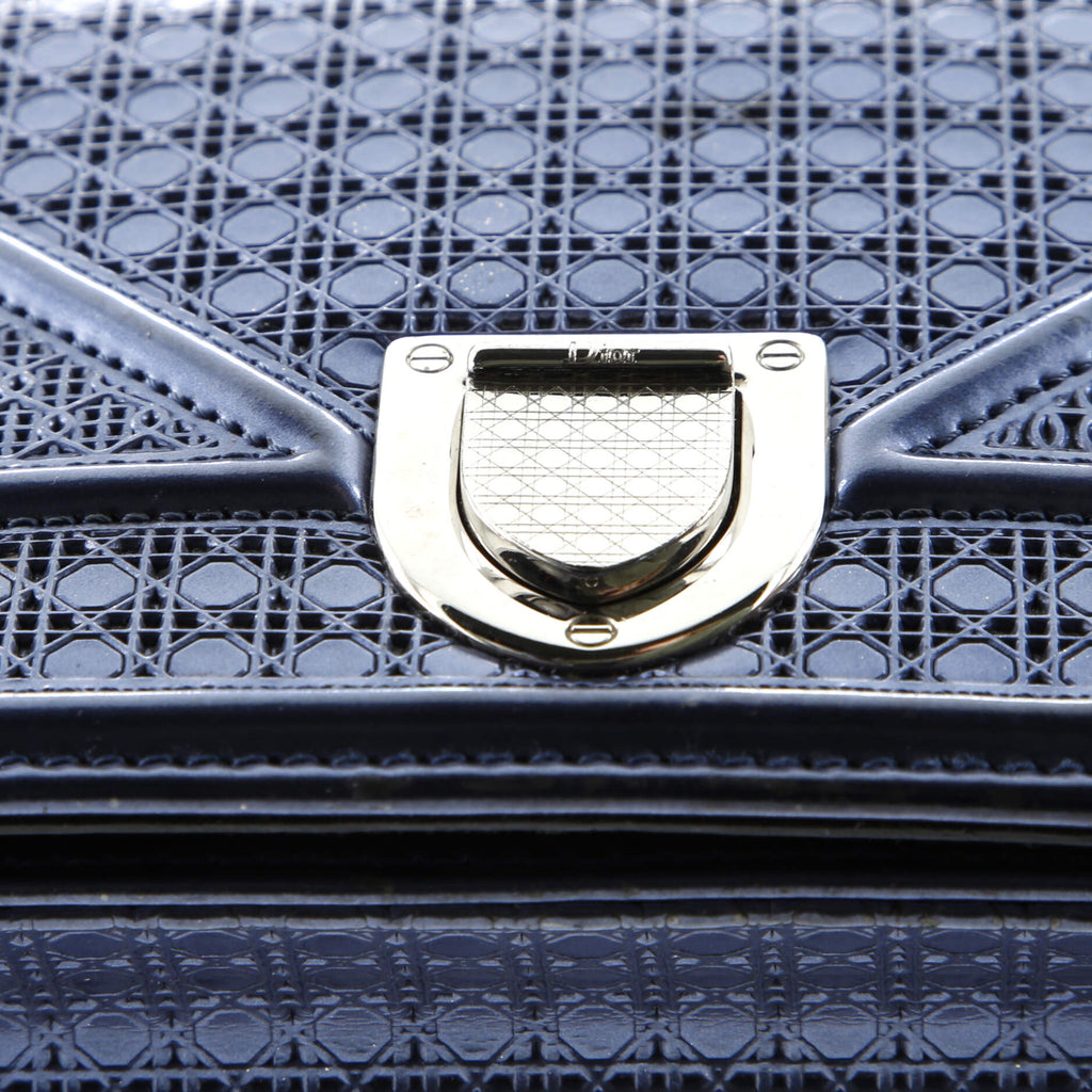 Diorama Flap Bag Cannage Embossed Calfskin Mini