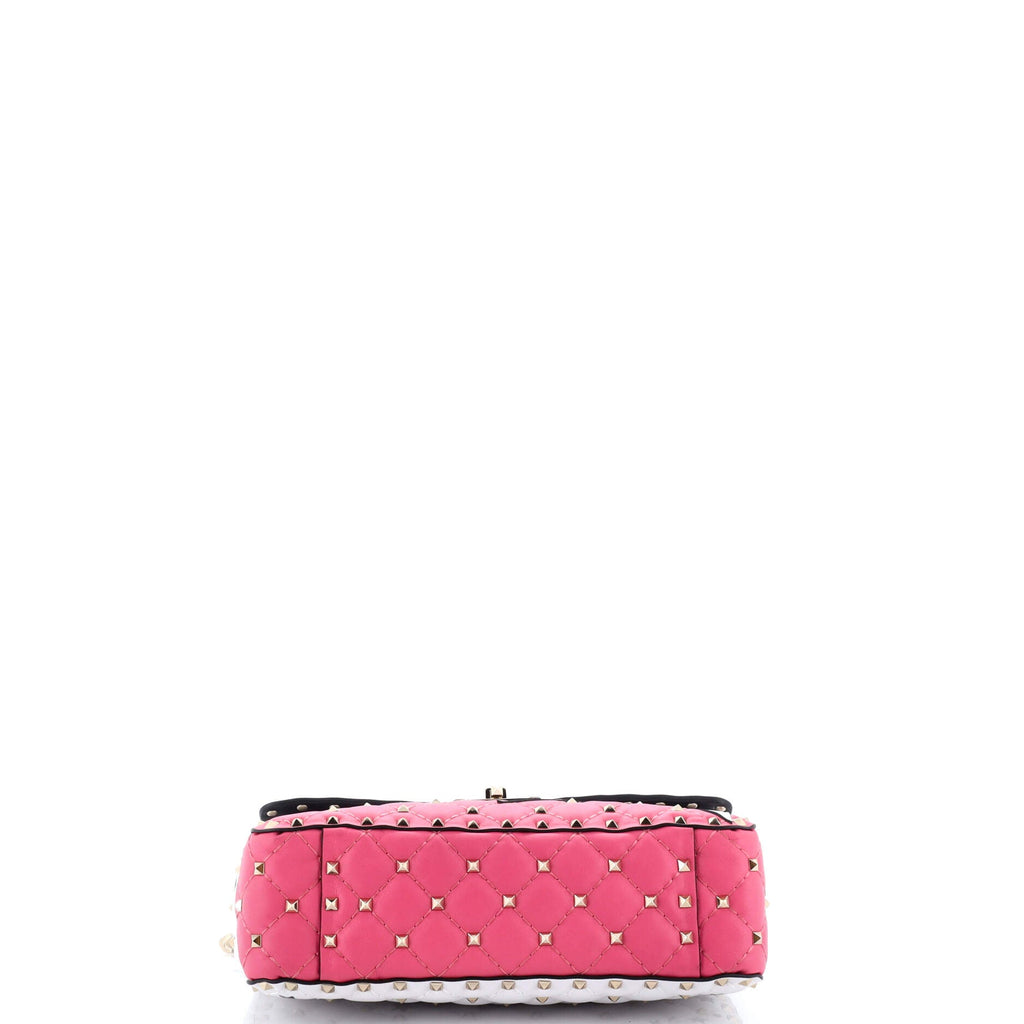 Rockstud Spike Flap Bag Quilted Leather Medium