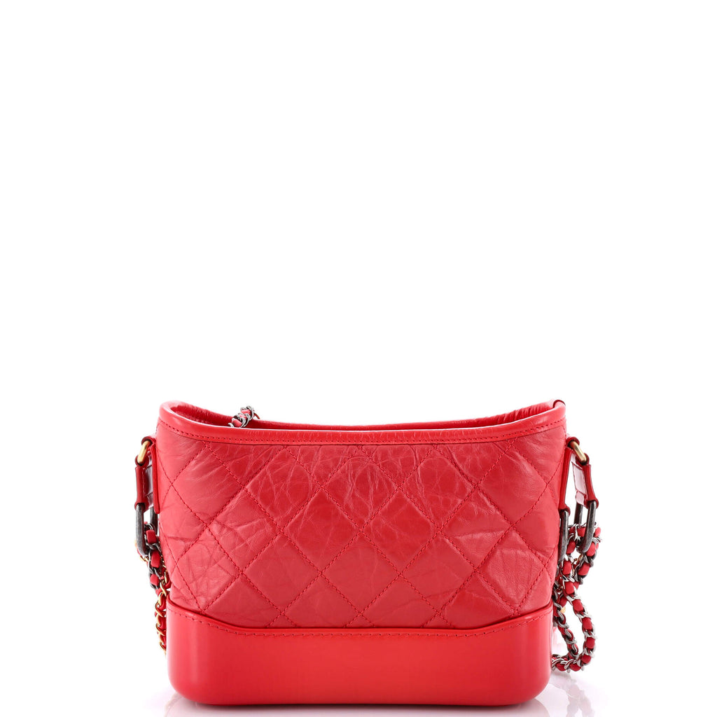 Gabrielle Hobo Quilted Aged Calfskin Small
