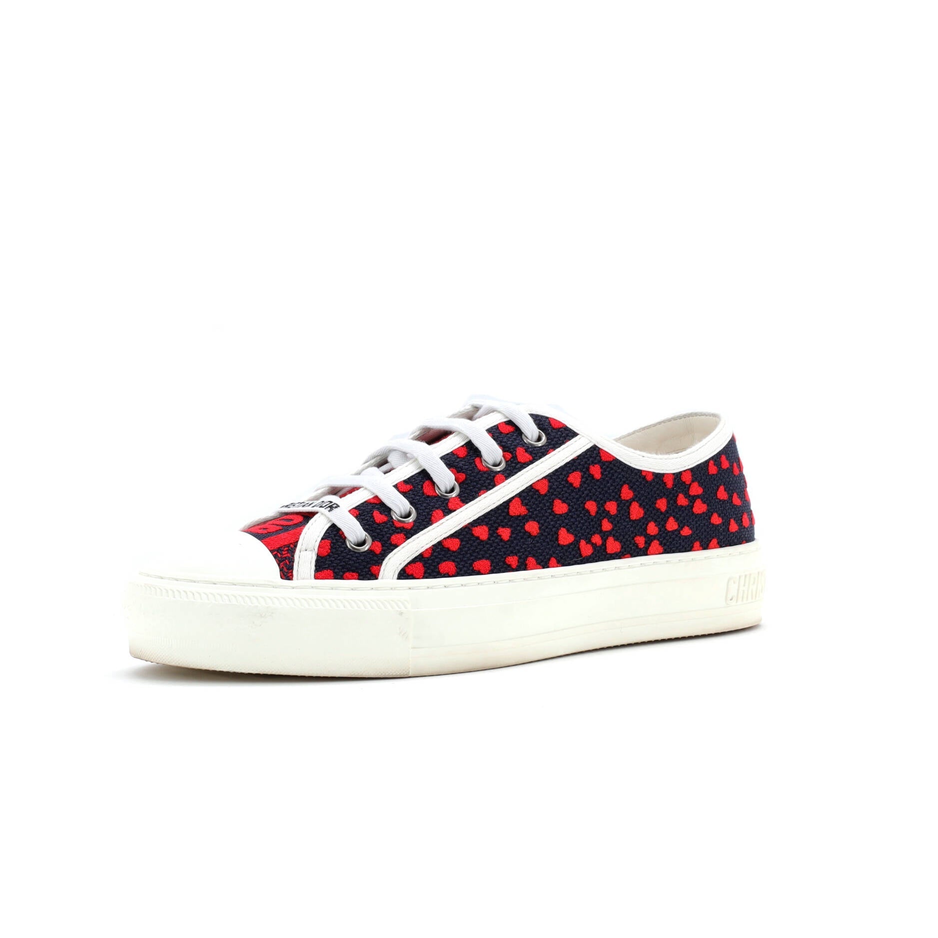 Women's Walk'N'Dior Sneakers Embroidered Canvas