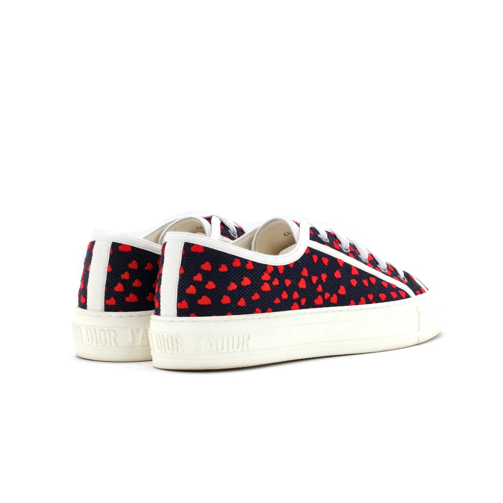 Women's Walk'N'Dior Sneakers Embroidered Canvas